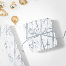 Load image into Gallery viewer, Winter Luxury Gift Wrap No. 2- Moss & Birch Trees