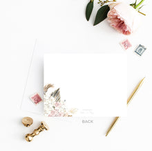 Load image into Gallery viewer, Pampas Grass FOLDED Thank You Cards No.1