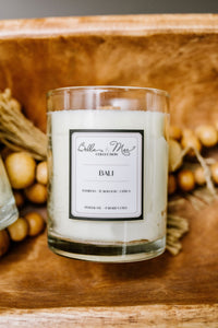 BALI | CLEARANCE Wood Wick Candle