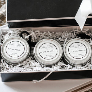 Gift Set | 3 Silver Tin Candles