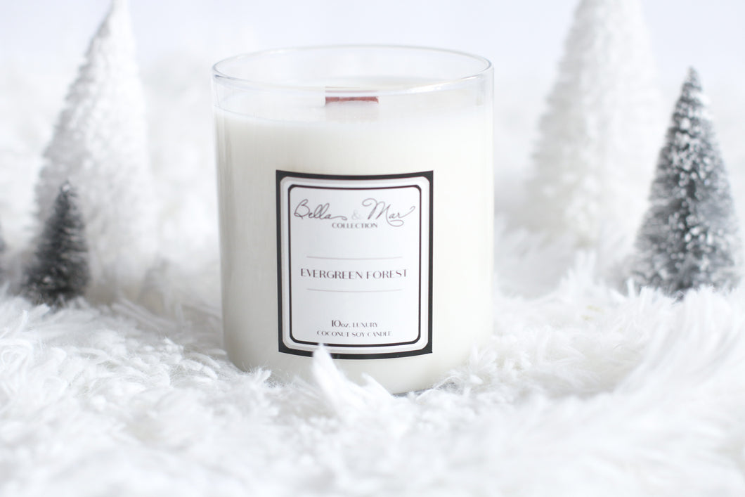 Evergreen Forest WOOD WICK-Luxury Candle