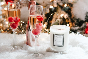 Blushing Rosé WOOD WICK-Luxury Candle