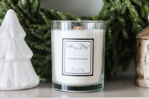 Winter Mantle WOOD WICK-Luxury Candle