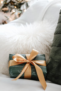Winter Luxury Gift Wrap No. 2- Moss & Birch Trees
