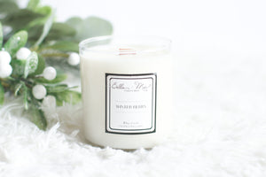 Winter Berry WOOD WICK-Luxury Candle