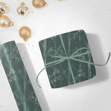 Load image into Gallery viewer, Winter Luxury Gift Wrap No. 2- Moss &amp; Birch Trees
