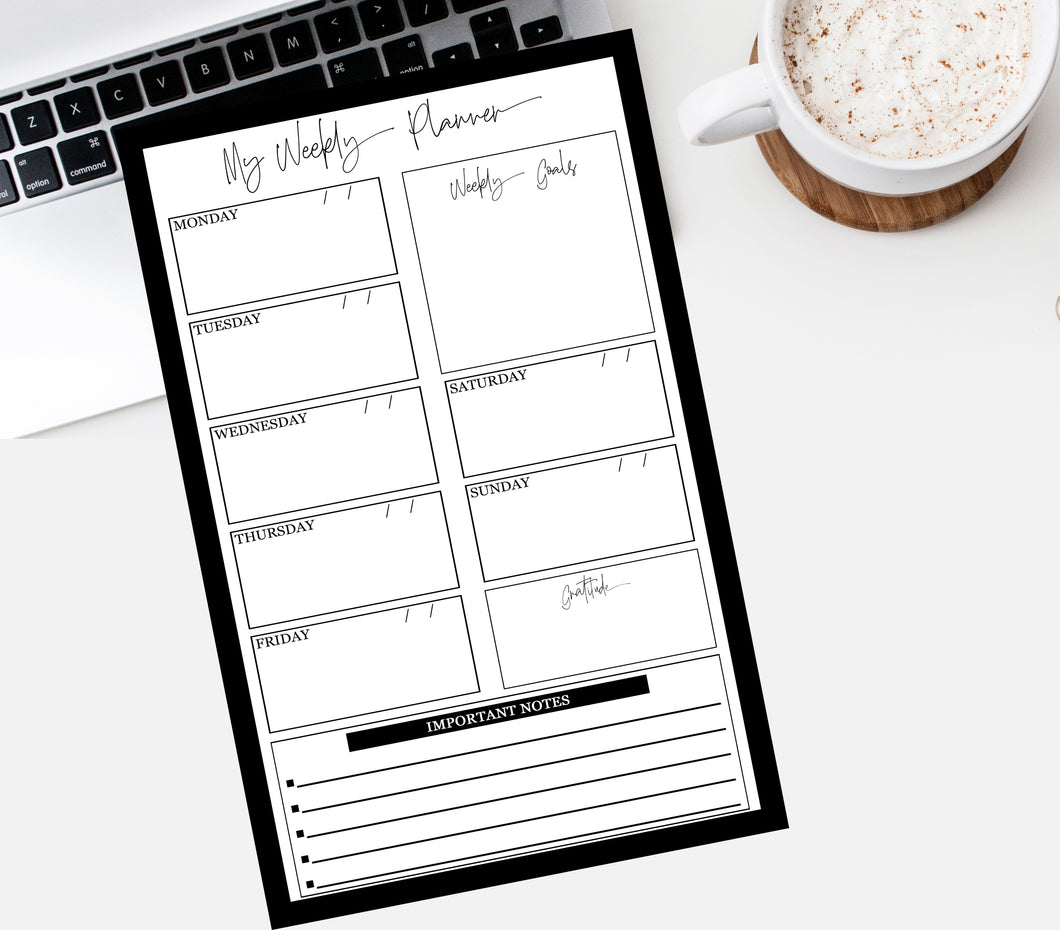 The Julia Collection-Weekly Planner Tear Off Pad